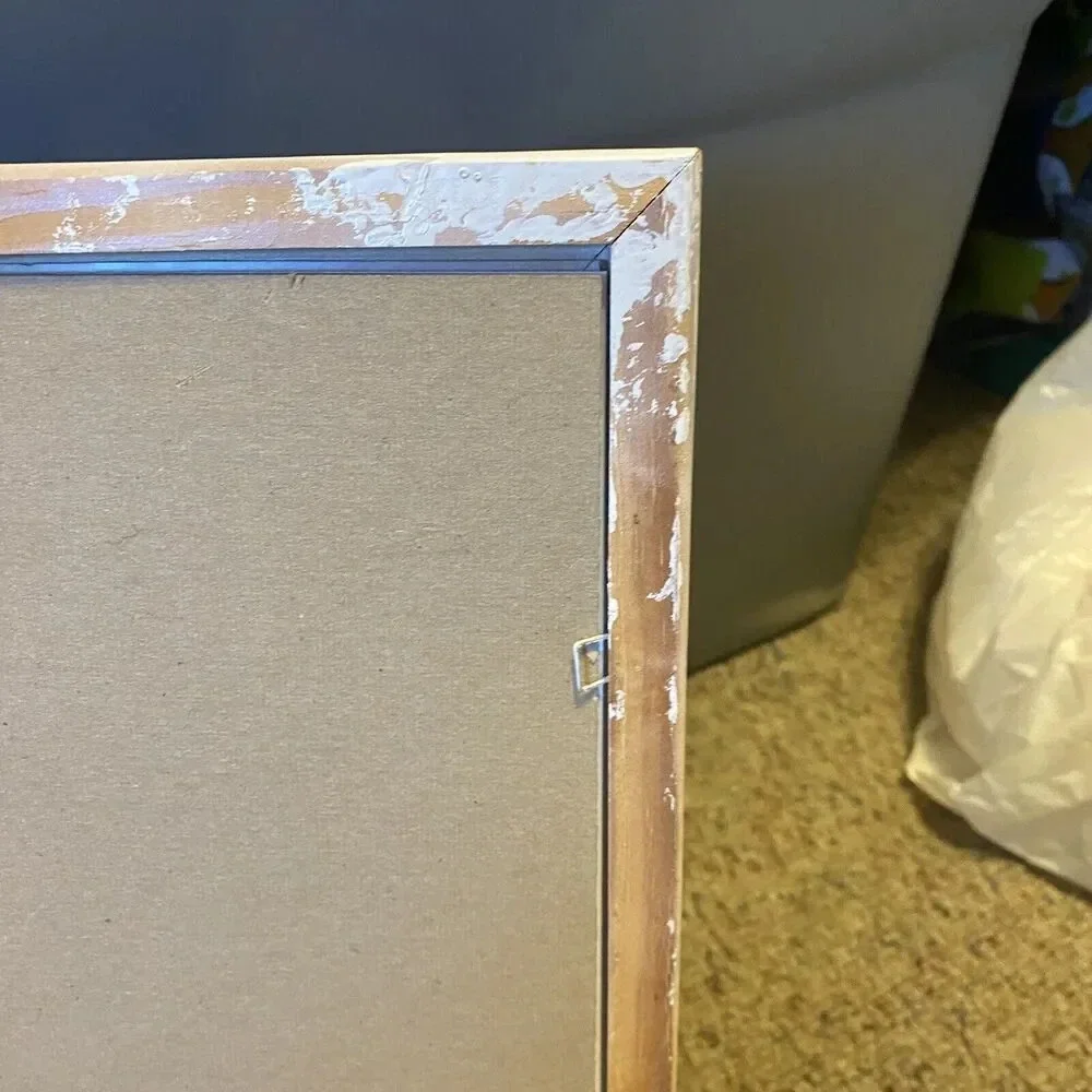 M. Wiscombe Sandcastle Beach & Flags Framed Art Prints 16”x12” Wall Decor Home - Picture 7 of 7